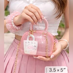 Pink Glitter mini Bag